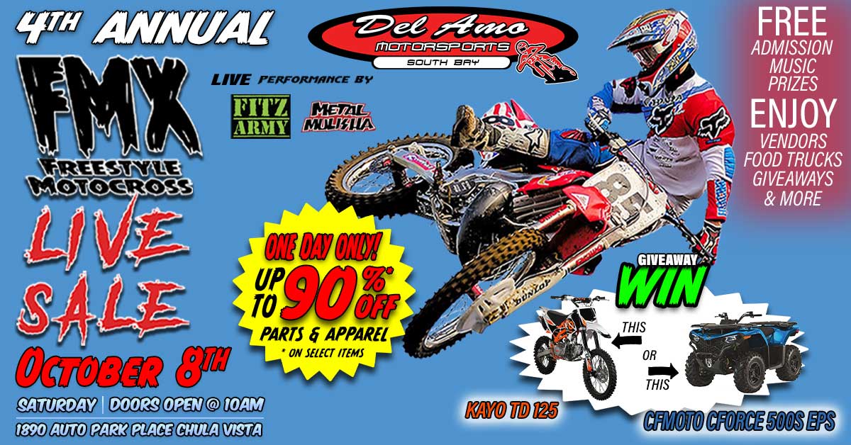 FMX Freestyle Motocross Live Sale